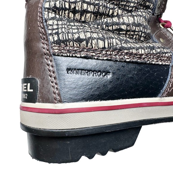 Sorel | Women | Tofino II Cordovan Metallic Faux Fur Waterpoof Boots | 10.5 - Picture 11 of 16